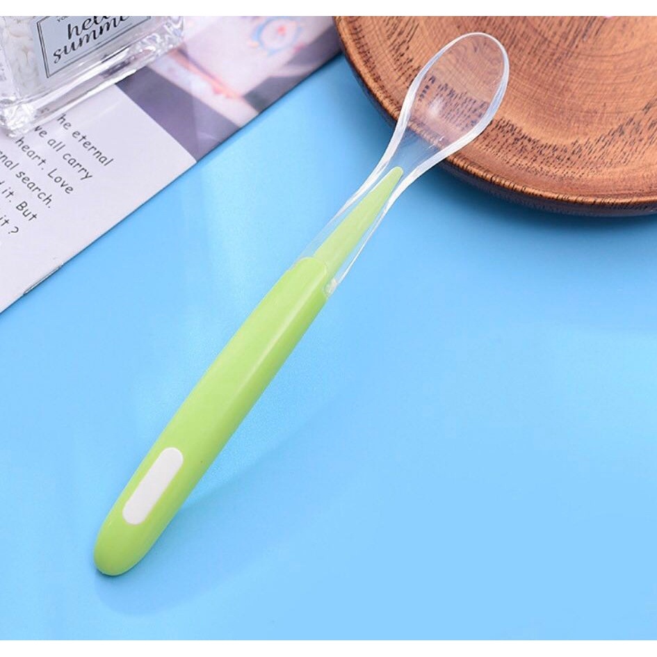 [HCM - SIÊU RẺ] Thìa Ăn Dặm Silicon Siêu Mềm Ăn Dặm Cho Bé