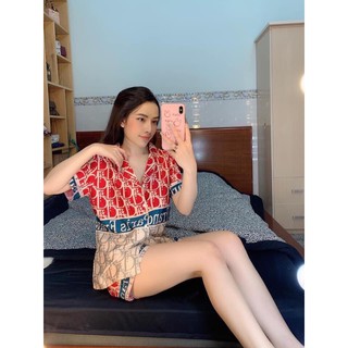 PYJAMA GẤM XƯỚC TÔ CHÂU CAO CẤP