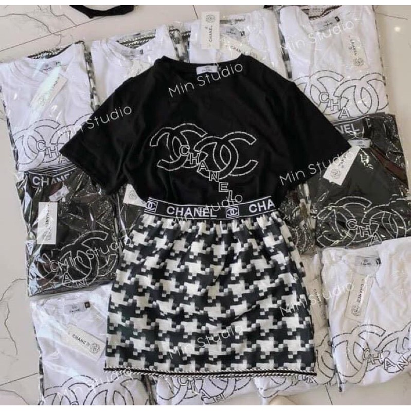 [Mã FAGREEN245 giảm 10% tối đa 30K đơn 99K] Set phông CNL + chân váy zizac | BigBuy360 - bigbuy360.vn