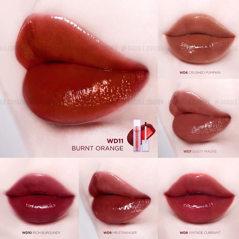 Son tint bóng ánh nước lâu trôi Merzy The Watery Dew Tint