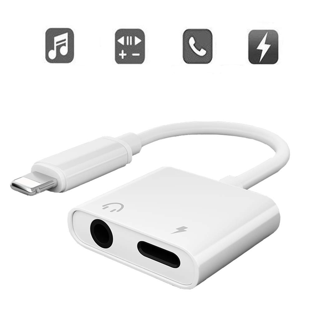 CÁP CHUYỂN ĐỔI ĐẦU RA 2 ĐẦU LIGHTNING VỪA NGHE NHẠC VỪA SẠC ĐIỆN THOẠI CHO IPHONE