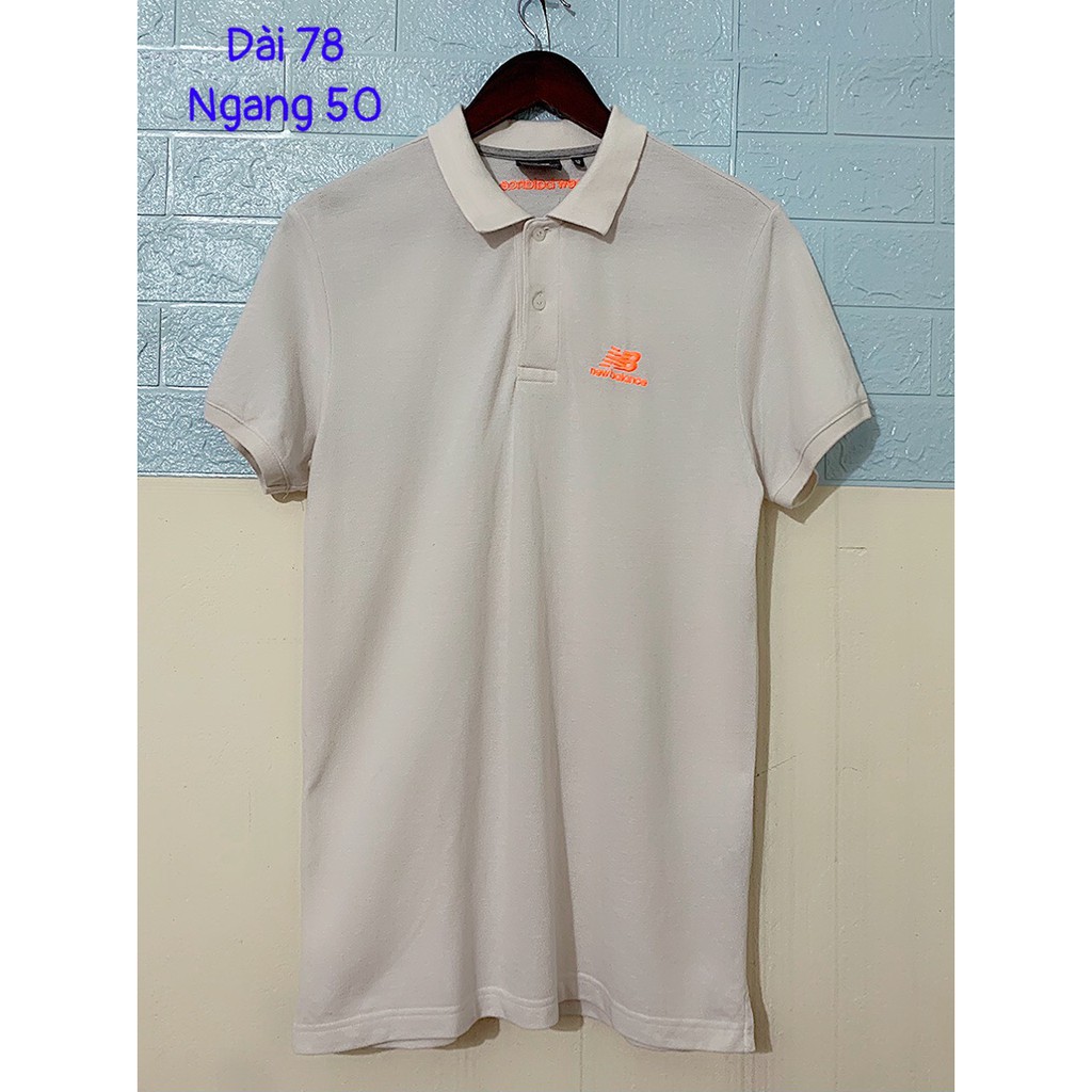 Áo thun ngắn tay có cổ polo hiệu NEW BALANCE chính hãng secondhand