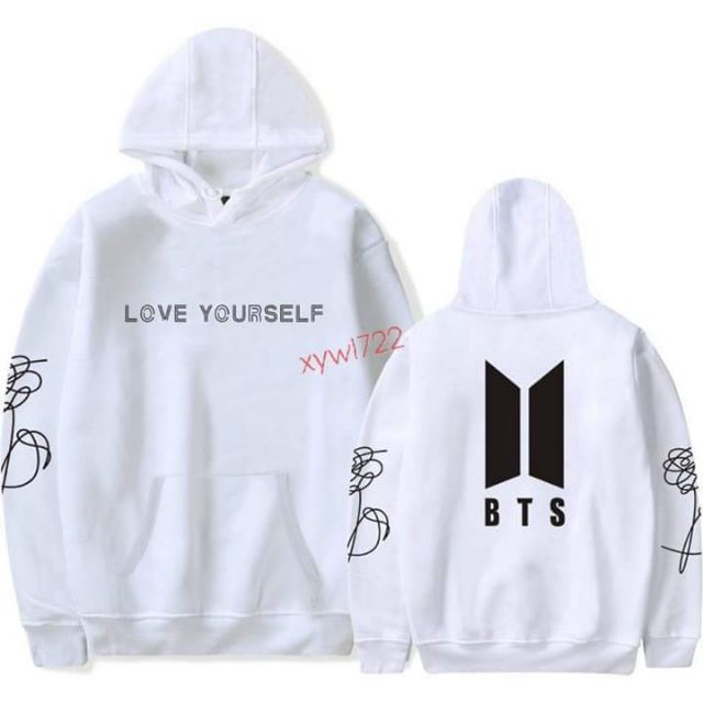 Áo  BTS hoodie đủ tên các thành viên - Áo khoác nỉ