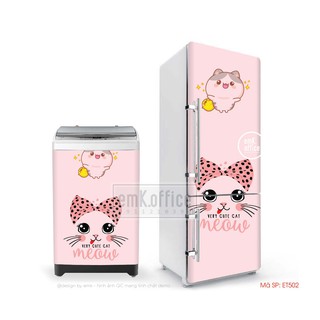 Miếng dán tủ lạnh - chất liệu decal chống thấm - mã ET502
