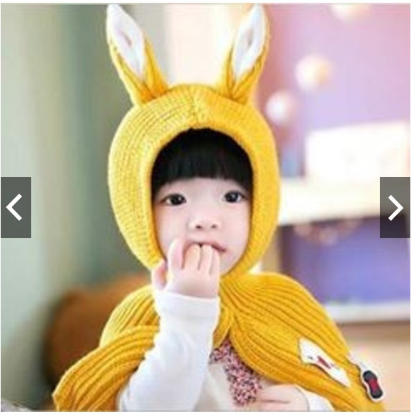 Freeship 99k TQ_mũ choàng bé 0-2 tuổi