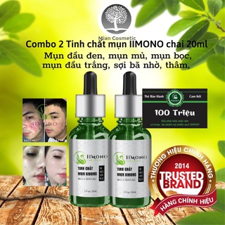 Combo 2 hộp serum mụn chăm sóc da mụn IIMONO 20ml