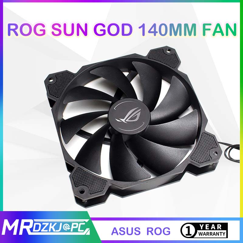 ASUS ROG Player Country 140mm Case CPU Fan 3PIN STRIX HELIOS GX601 Original Fan Giảm chấn im lặng Máy tính để bàn Máy tính tản nhiệt Máy tính làm mát CPU