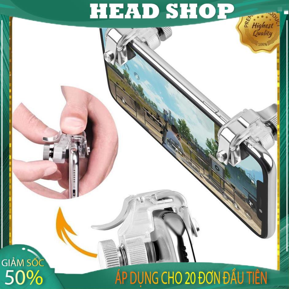 Bộ 2 nút bấm cơ R11 có chốt vặn trên điện thoại cực êm cho PUBG, cross fire… HEAD shop