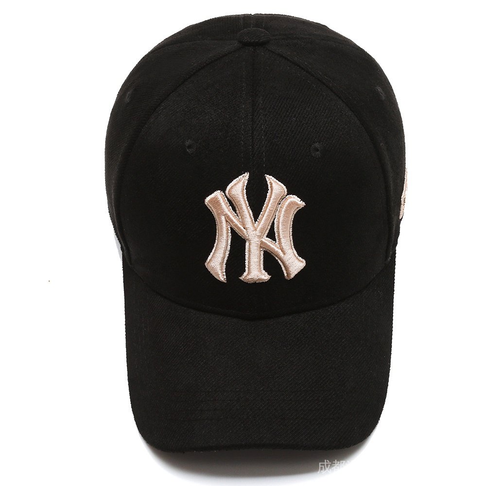 Tăng đột biến có giới hạn thời gian Mlb Nón Lưỡi Trai Thêu Chữ NY Phong Cách hip hop Cho Nam Nữ