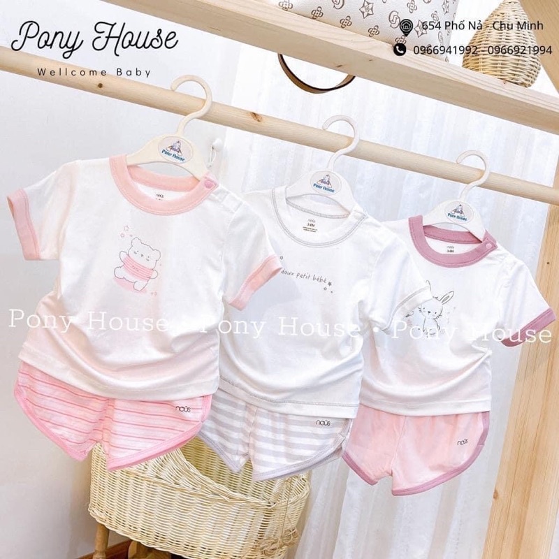 [Nous/ Chính Hãng] Bộ quần áo chất Petti mềm mát cho bé yêu