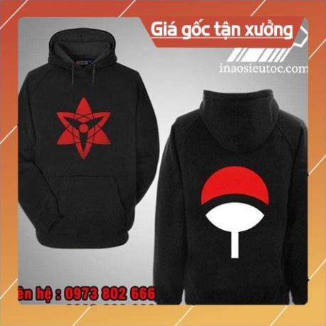 [SALE GIÁ GỐC] [Xả kho ]Áo hoodie Uchiha dài tay đẹp siêu ngầu giá rẻ nhất