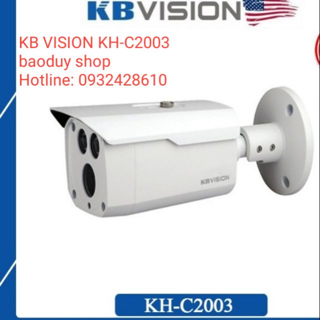 Camera hình trụ hồng ngoại Kbvision KH-C2003