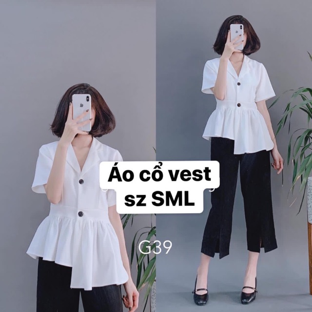 Sơ mi cổ vest