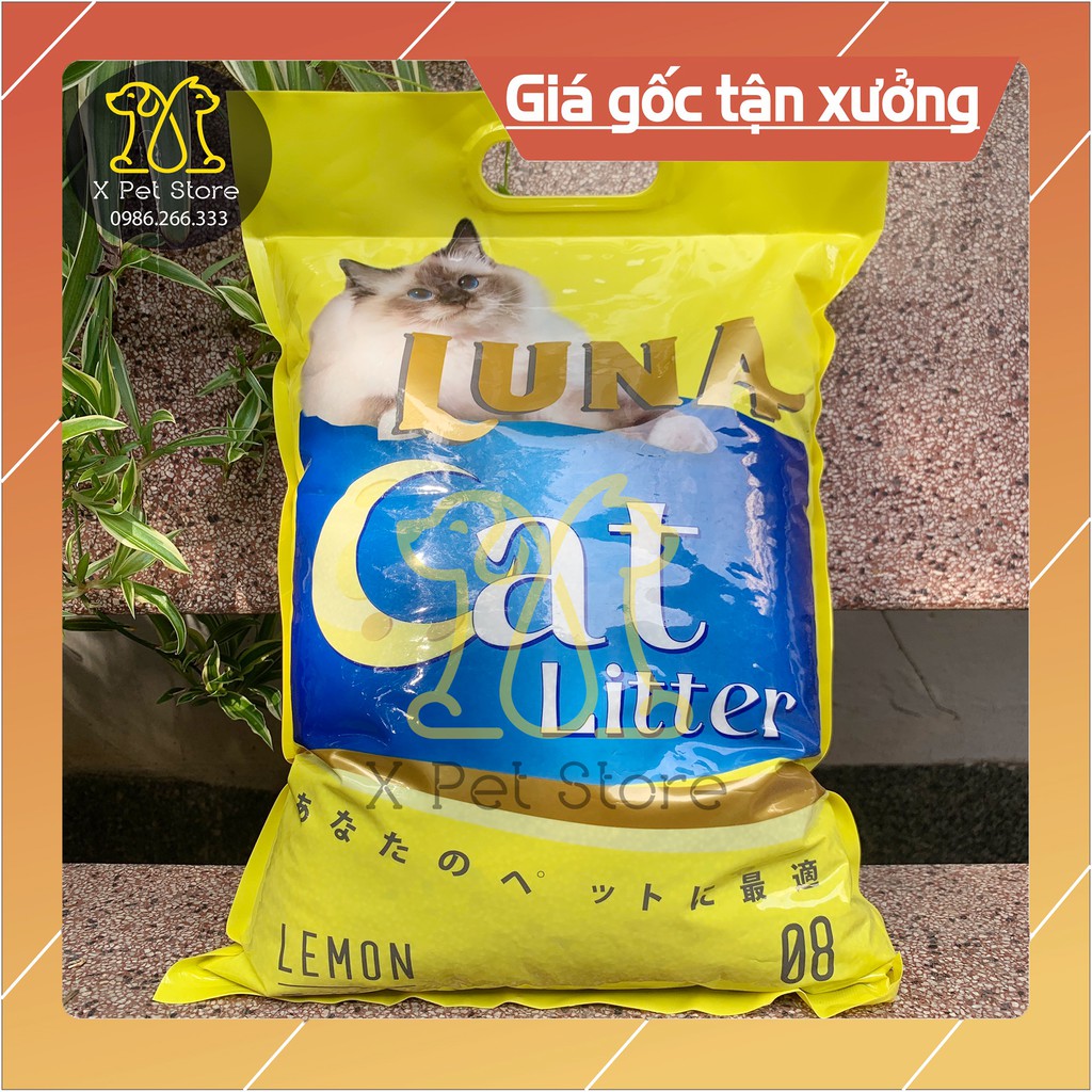 Cát Vệ Sinh Cho Mèo, Cát Mèo Luna Litter, Túi 8L