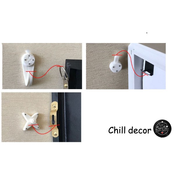 Đinh 4 chân Móc đóng tường chịu lực chắc chắn không cần khoan tường
