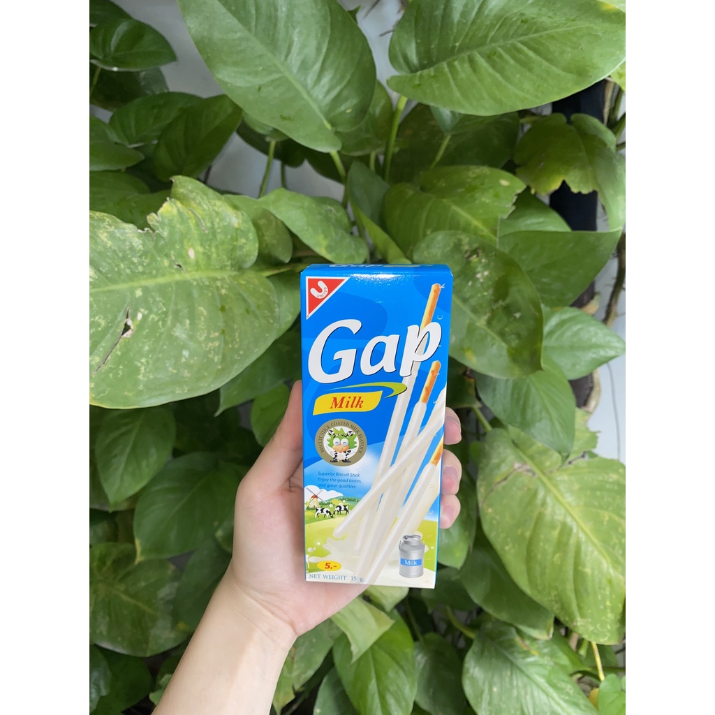 Bánh Que Gap Phủ Kem Sữa Biscuit Stick Coated Milk Flavor (Hộp 15g)