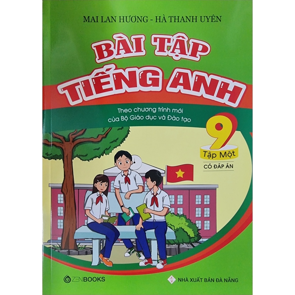 Sách - Bài Tập Tiếng Anh 9 Tập 1 2 - Có Đáp Án & Không Đáp Án Tùy Chọn (Theo Chương Trình Mới Của Bộ GD&ĐT)