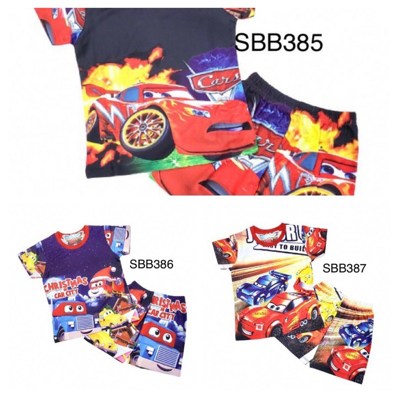 Bộ Thun Lạnh Cotton in 3D Bé 10kg -46kg SBB385.386.387