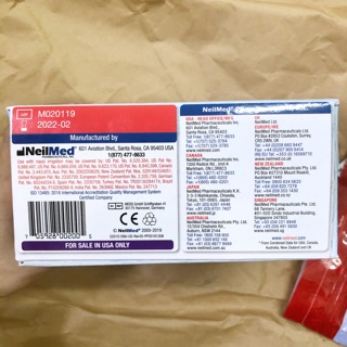 Muối rửa mũi Neilmed Sinus Rinse Mỹ