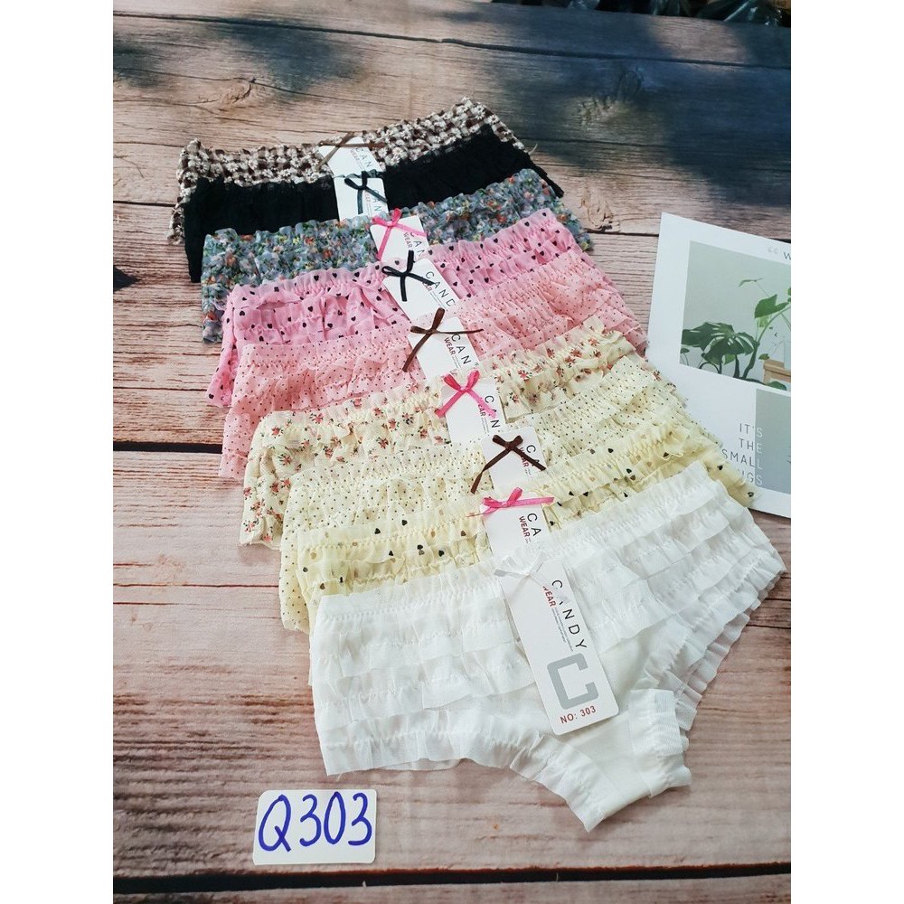 Quần Lót Nữ - 5 Quần Bèo Xếp Tầng - Mã 303 | BigBuy360 - bigbuy360.vn