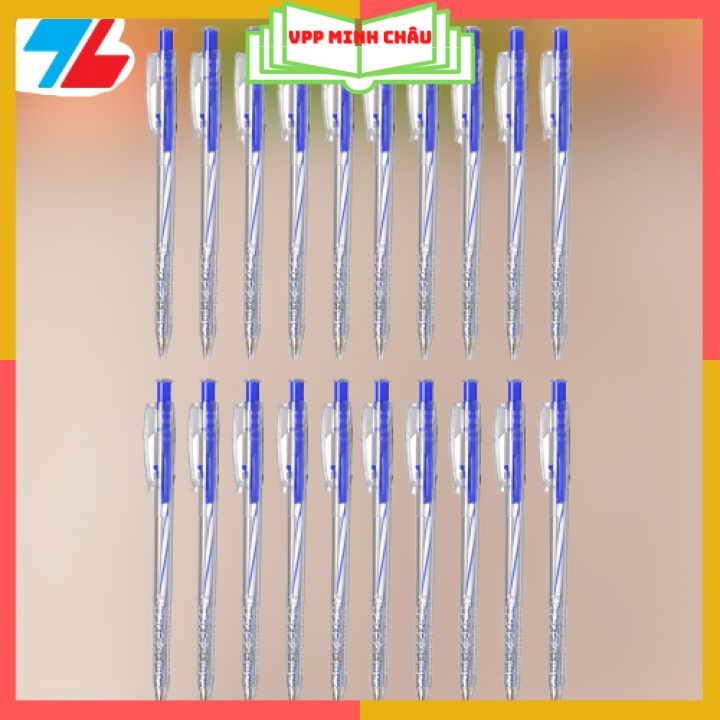 Bút Bi Thiên Long TL 027 Ngòi 0,5mm Đủ Màu Xanh/Đen/Đỏ