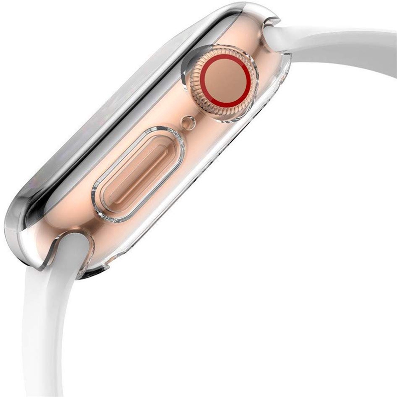 Vỏ nhựa mềm bọc bảo vệ đồng hồ thông minh Apple Watch 3 2 1 42MM 38MM iWatch 4 5 6 se 40MM 44MM