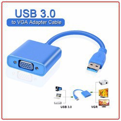 [HÀNG SIÊU RẺ] Cáp chuyển đổi USB sang VGA 3.0