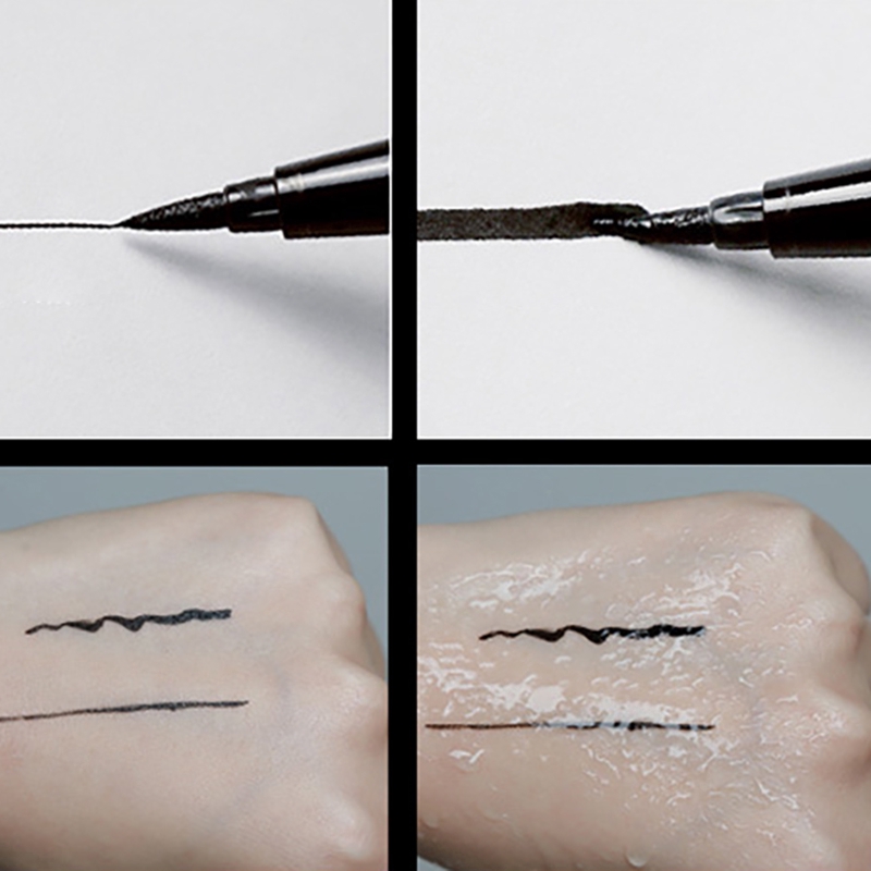Bút kẻ mắt dạng lỏng màu đen chống thấm nước và không bị nhòe | BigBuy360 - bigbuy360.vn