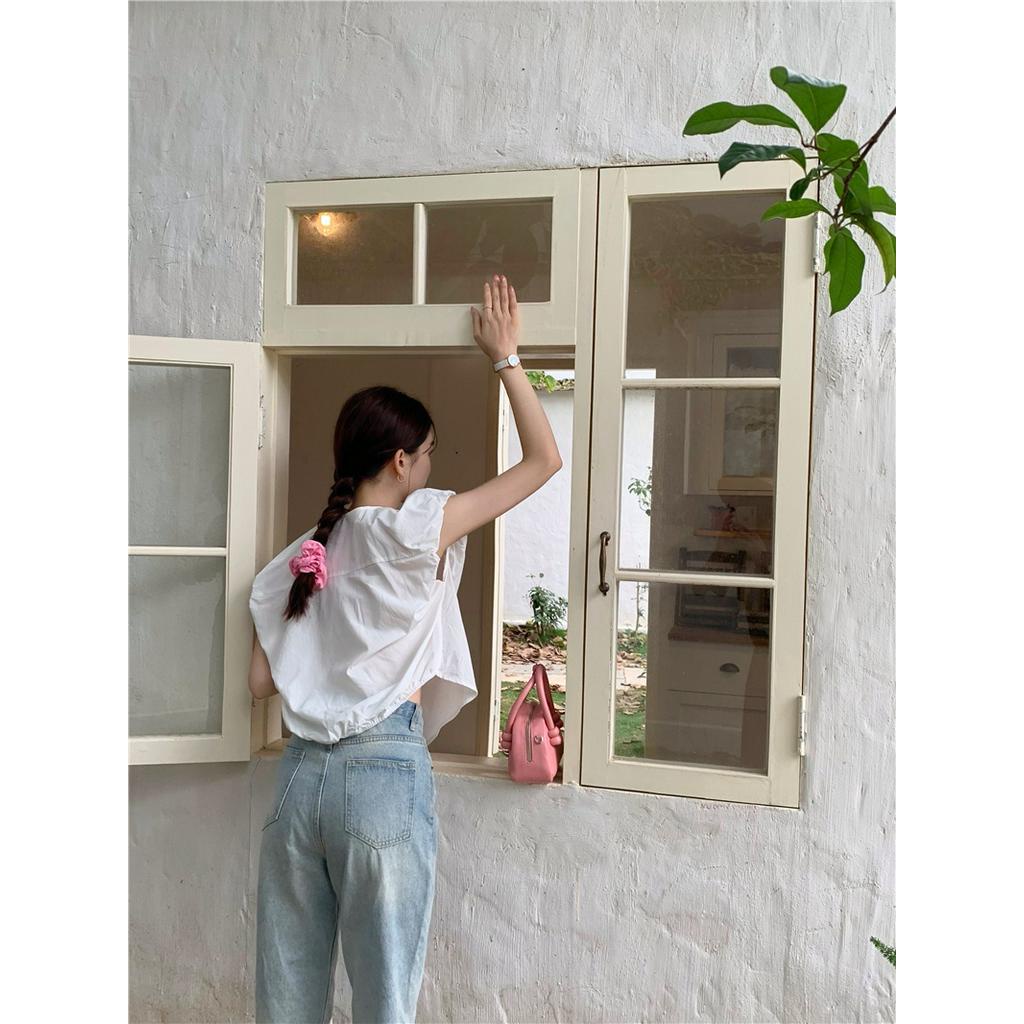 Áo Sát Nách Cổ Chữ v Nhỏ Phong Cách Hàn Quốc 63128