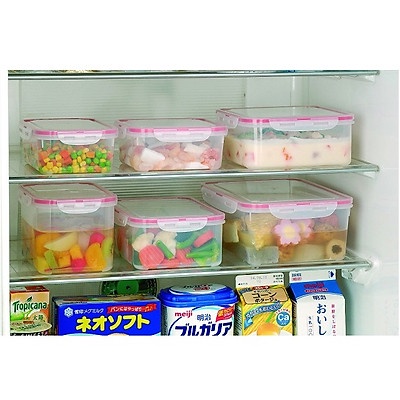 Hộp đựng thực phẩm kín hơi và chống tràn INOMATA NHẬT BẢN sử dụng trong lò vi sóng đủ size