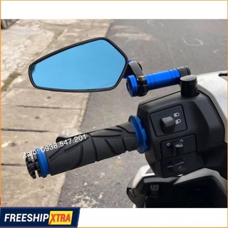 [Hàng Loại A]  Gương gù xe máy CRG gắn chân kính màu đen