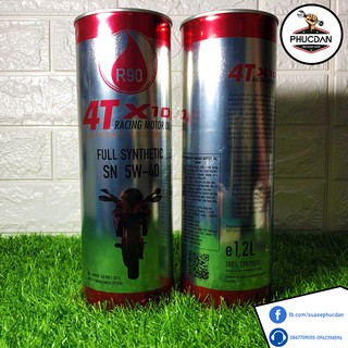 NHỚT LON CAO CẤP XE SỐ 4T R90 FULL SYNTHETIC