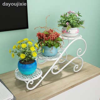 ☑Kệ sắt nhiều tầng để chậu hoa trang trí ban công trong nhà