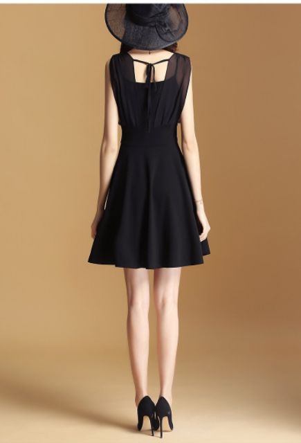 [Mã WABRWA15 giảm 15% đơn 300K] ZERASY - Đầm xòe không tay phối voan cách điệu | BigBuy360 - bigbuy360.vn