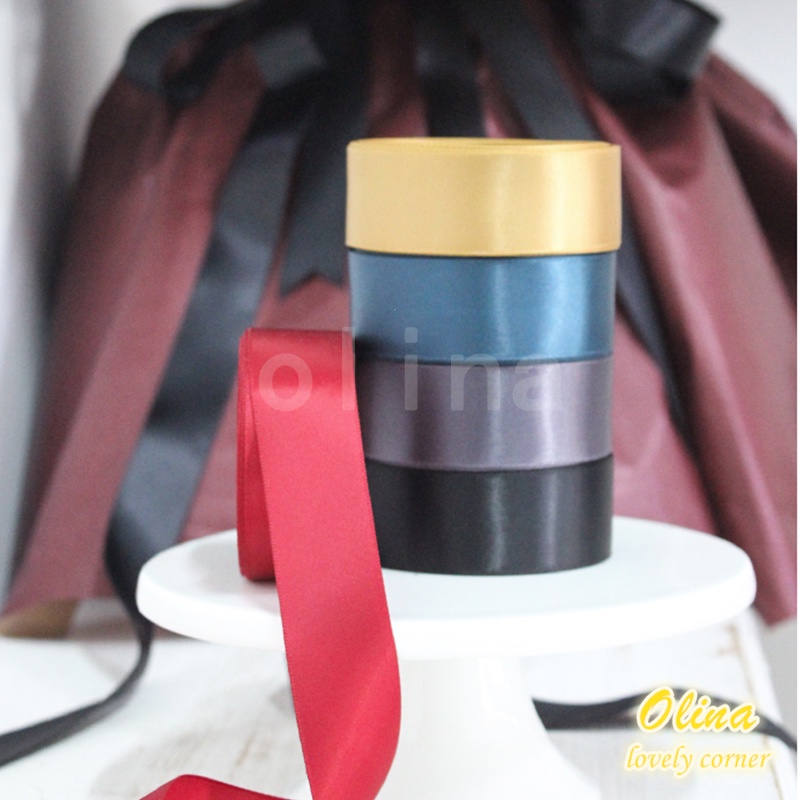 Cuộn dây ruy băng chiều dài 5m nhiều màu tùy chọn dành cho trang trí hộp quà