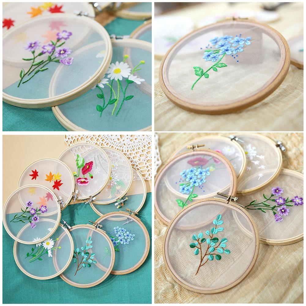 Khung Thêu Hoa Thủ Công DIY Dành Cho Người Mới Bắt Đầu