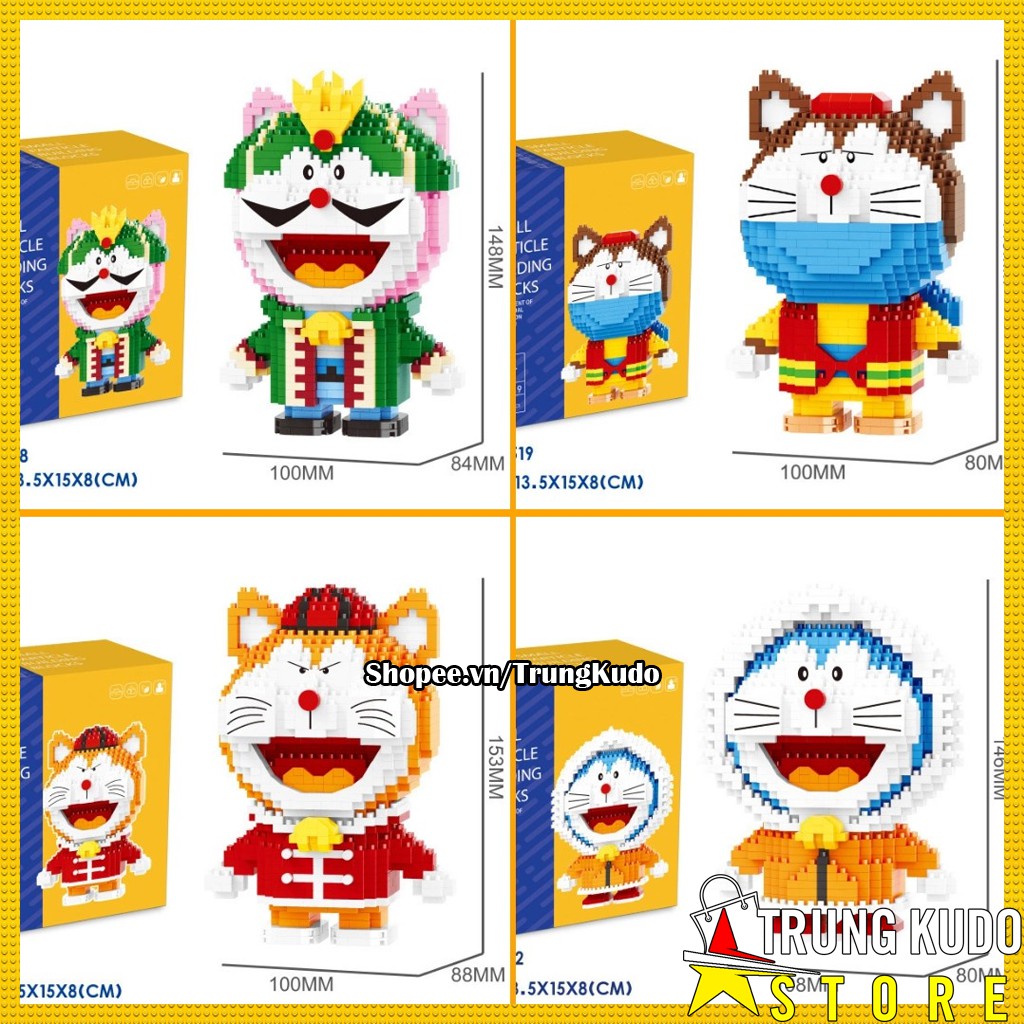 Lego Doremon - Đồ Chơi Xếp Hình Lego Doremon Lắp Ráp Lego Doremon