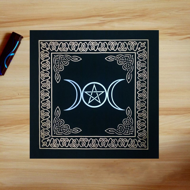 Khăn trải bàn tarot túi tarot Triple Goddess