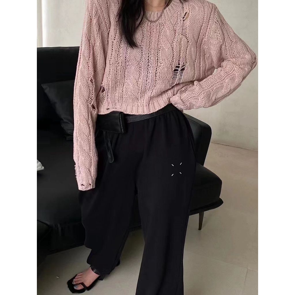 Áo sweater Tay Dài Dáng Rộng Phong Cách Thời Trang Hàn Quốc