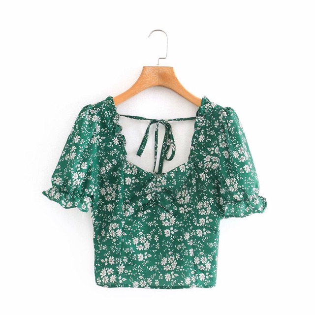 Áo hoa xanh Urban Revivo