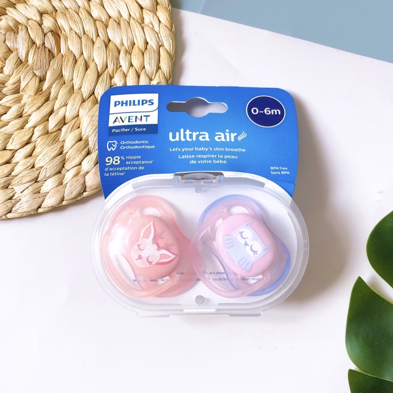 [NEW]Ty ngậm avent mới Ultra Air 0-6m 6-18m