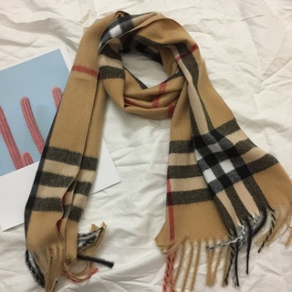 Khăn kẻ cashmere lông cừu cho bé