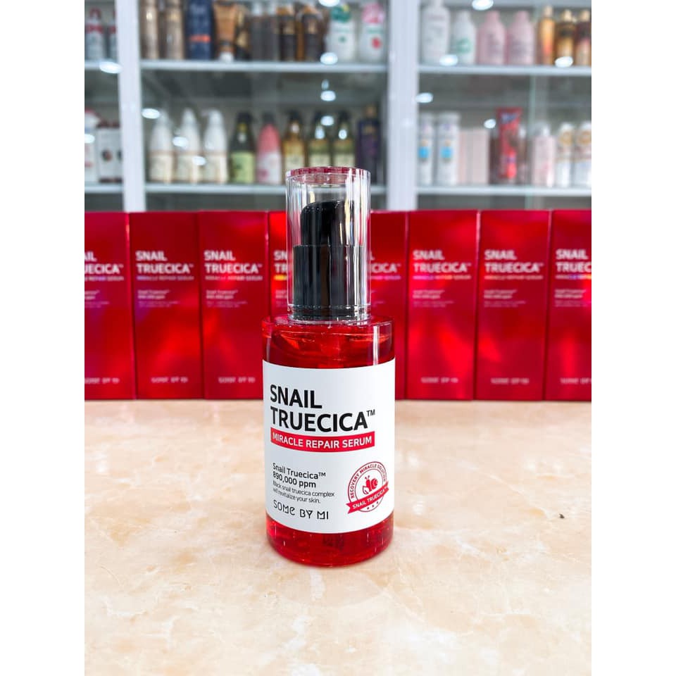 Tinh Chất Some By Mi Snail Truecica Miracle Repair Serum Dưỡng Phục Hồi, Cải Thiện Vết Thâm, Sẹo, Làm Dịu Da  50ml