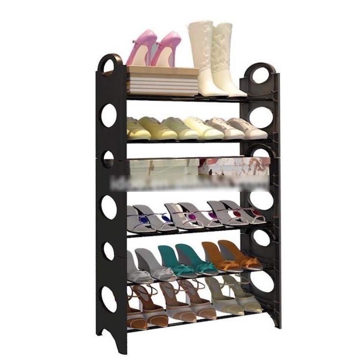 (Giảm giá sốc) Kệ đựng giầy dép 6 tầng nhựa lắp ráp tiện lợi (Số lượng có hạn)