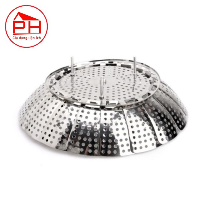 Vỉ hấp thực phẩm inox (Hàng dầy) đa năng, đồ xôi, hấp bánh , hấp cá , hấp cách thủy , khay hấp , xửng hấp đồ ăn tiện lợi