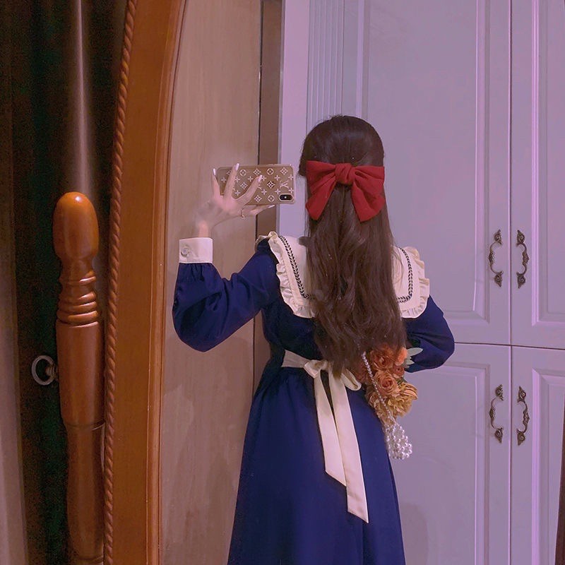 SẴN | Đầm tiểu thư dáng xoè dài tay