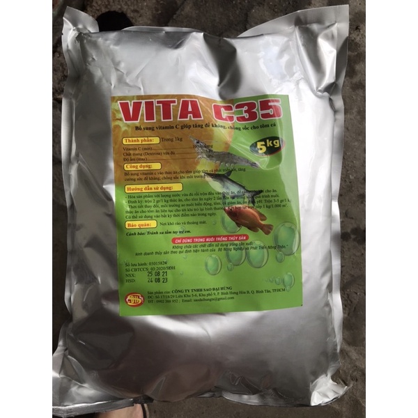 Vitamin c tạt ao nuôi 5kg