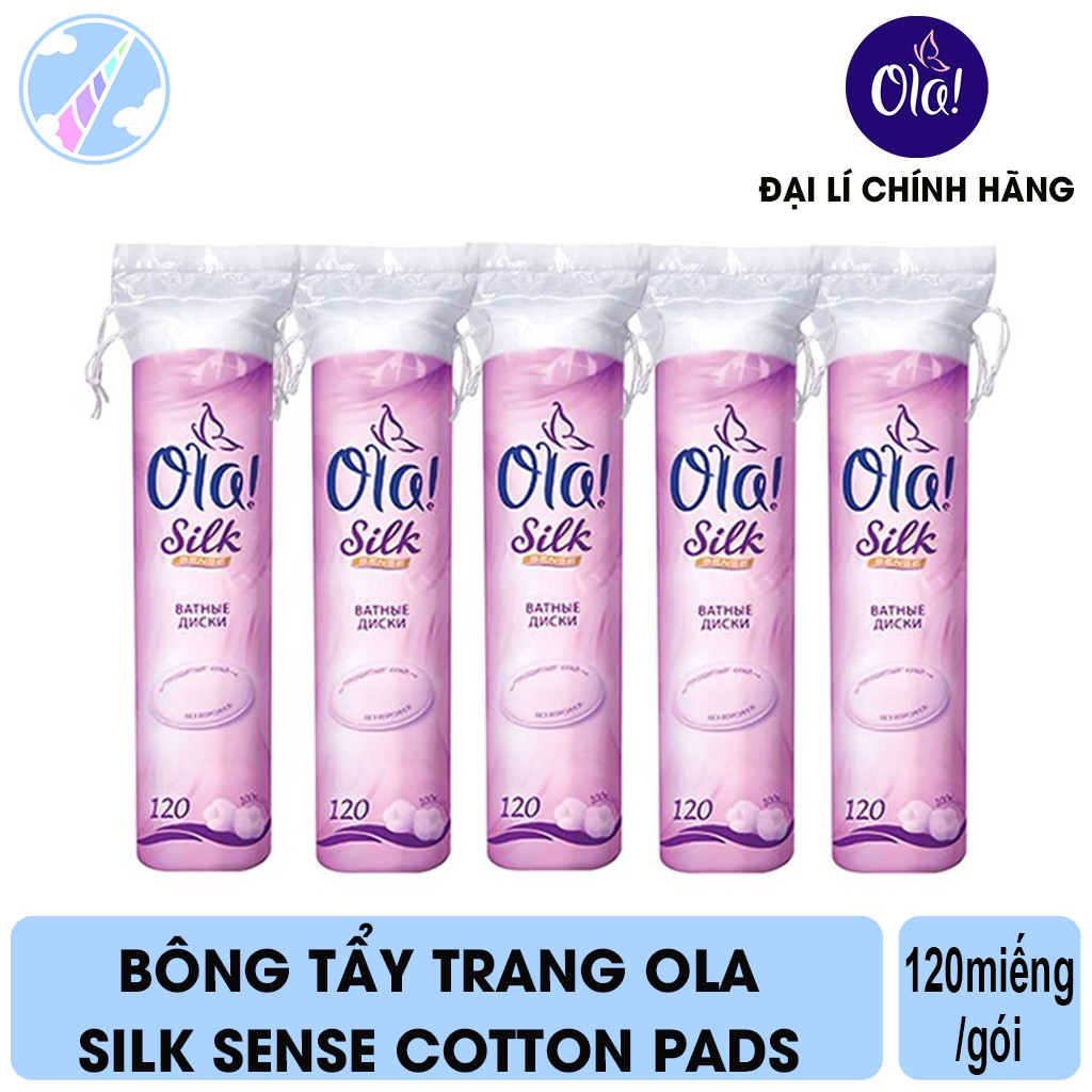 Bông Tẩy Trang Ola Silk Sense Cotton Pads 120 Miếng