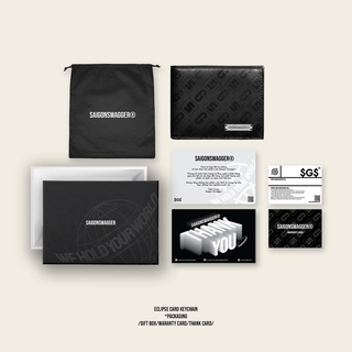Ví Da Nam Gập Đôi SAIGON SWAGGER® Da Thật Cao Cấp Eclipse Bi - Fold Wallet
