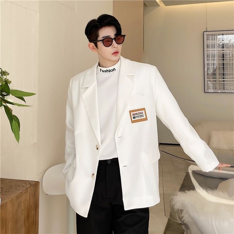 Ảnh thật 4 hình cuối-2W482.Áo blazer nam nữ Unisex phong cách Hàn Quốc